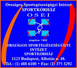 ORSZÁGOS SPORTEGÉSZSÉGÜGYI INTÉZET - SPORTKÓRHÁZ (OSEI)