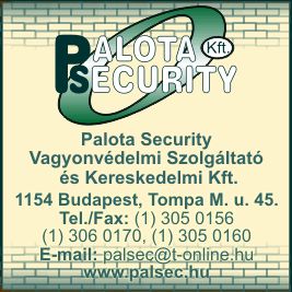 PALOTA SECURITY VAGYONVÉDELMI SZOLGÁLTATÓ ÉS KERESKEDELMI KFT.