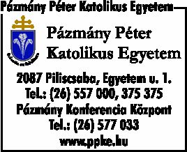 PÁZMÁNY PÉTER KATOLIKUS EGYETEM