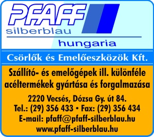 PFAFF SILBERBLAU HUNGÁRIA KFT.