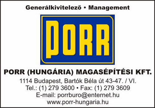 PORR (HUNGÁRIA) MAGASÉPÍTÉSI KFT.