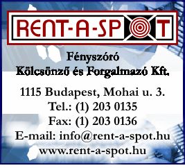 RENT-A-SPOT FÉNYSZÓRÓ KÖLCSÖNZŐ ÉS FORGALMAZÓ KFT.