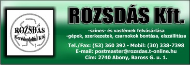 ROZSDÁS KFT.