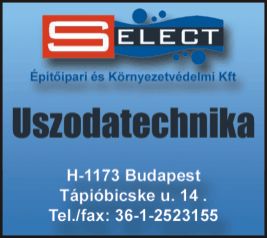 SELECT ÉPÍTŐIPARI KFT.