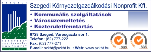 SZEGEDI KÖRNYEZETGAZDÁLKODÁSI NONPROFIT KFT.