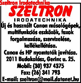 SZELTRON BT.