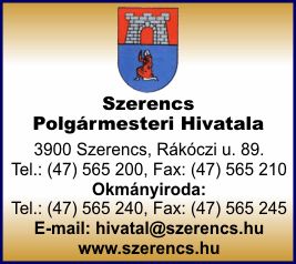 SZERENCS POLGÁRMESTERI HIVATALA