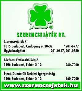 SZERENCSEJÁTÉK RT.