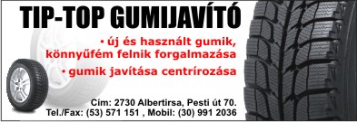 TIP-TOP GUMIJAVÍTÓ