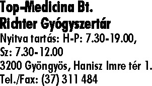 TOP-MEDICINA BT. RICHTER GYÓGYSZERTÁR