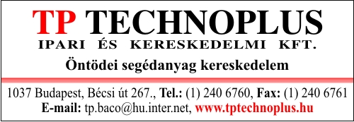 TP TECHNOPLUS IPARI ÉS KERESKEDELMI KFT.