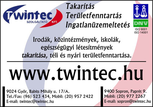 TWINTEC SZOLGÁLTATÓ KFT.