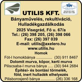 UTILIS SZOLGÁLTATÓ KFT.