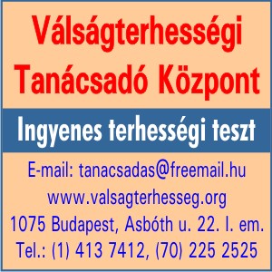 VÁLSÁGTERHESSÉGI TANÁCSADÓ KÖZPONT