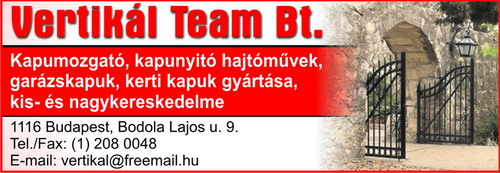 VERTIKÁL TEAM BT.