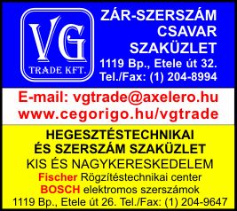 VG-TRADE IPARI ÉS KERESKEDELMI KFT.