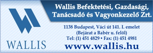 WALLIS BEFEKTETÉSI, GAZDASÁGI, TANÁCSADÓ ÉS VAGYONKEZELŐ ZRT.