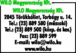 WILO MAGYARORSZÁG KFT.