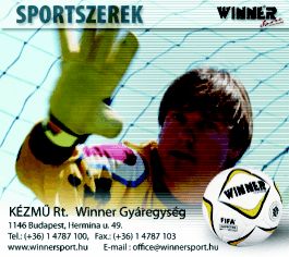 WINNER SPORT KÉZMŰ RT.